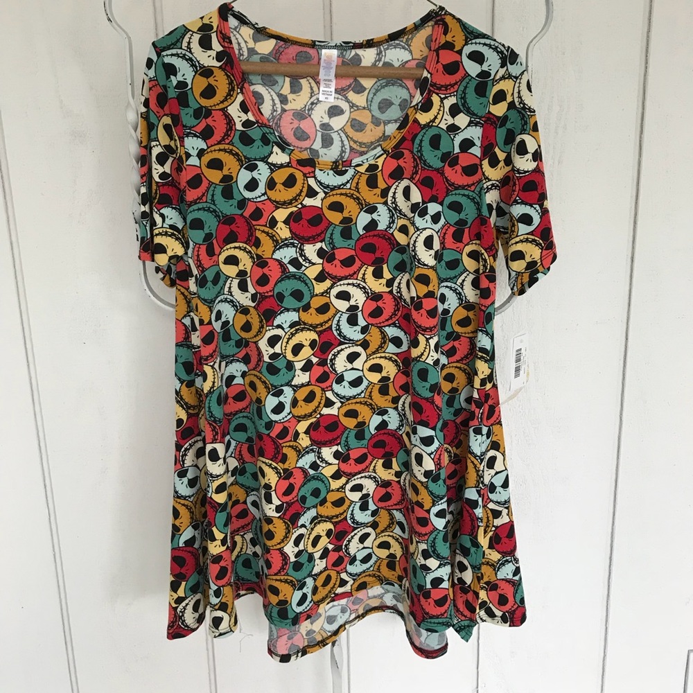 Lularoe Jack Skeleton Top